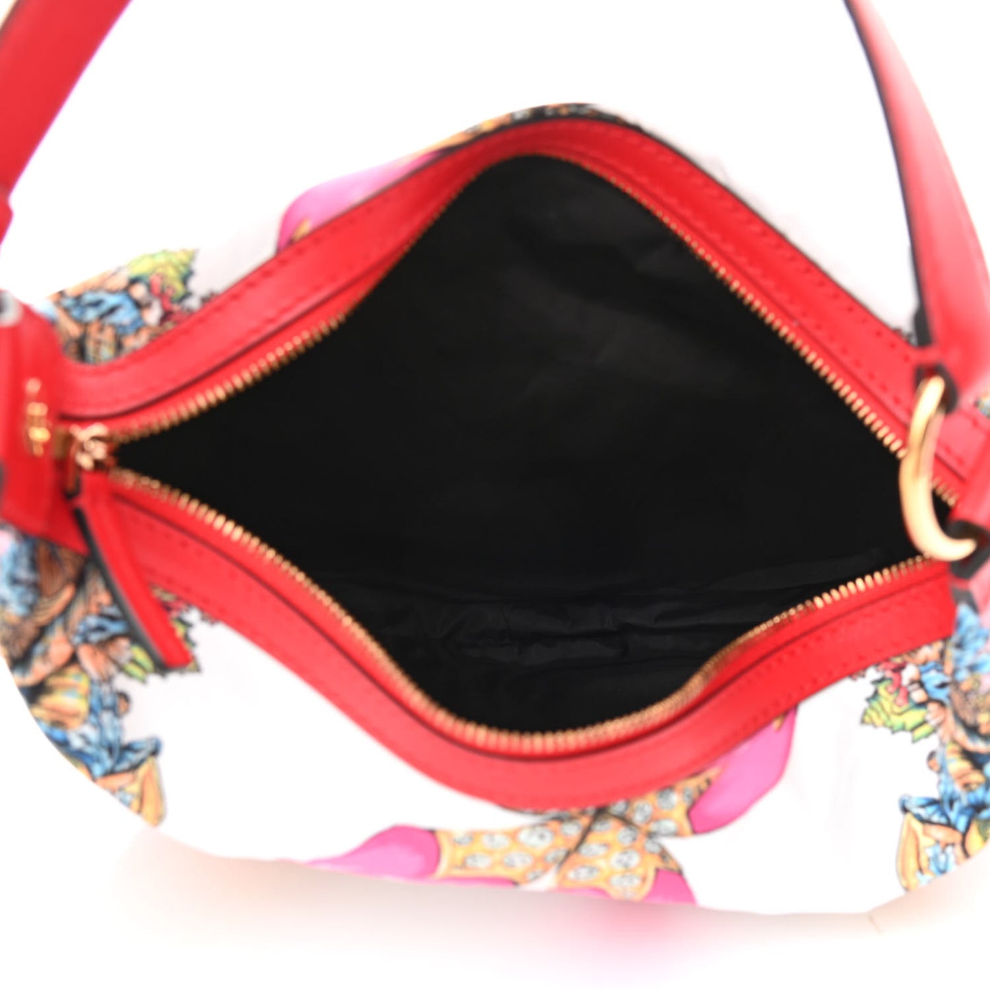 Nylon Calfskin Tresor De La Mer Print Hobo Bag Multicolor