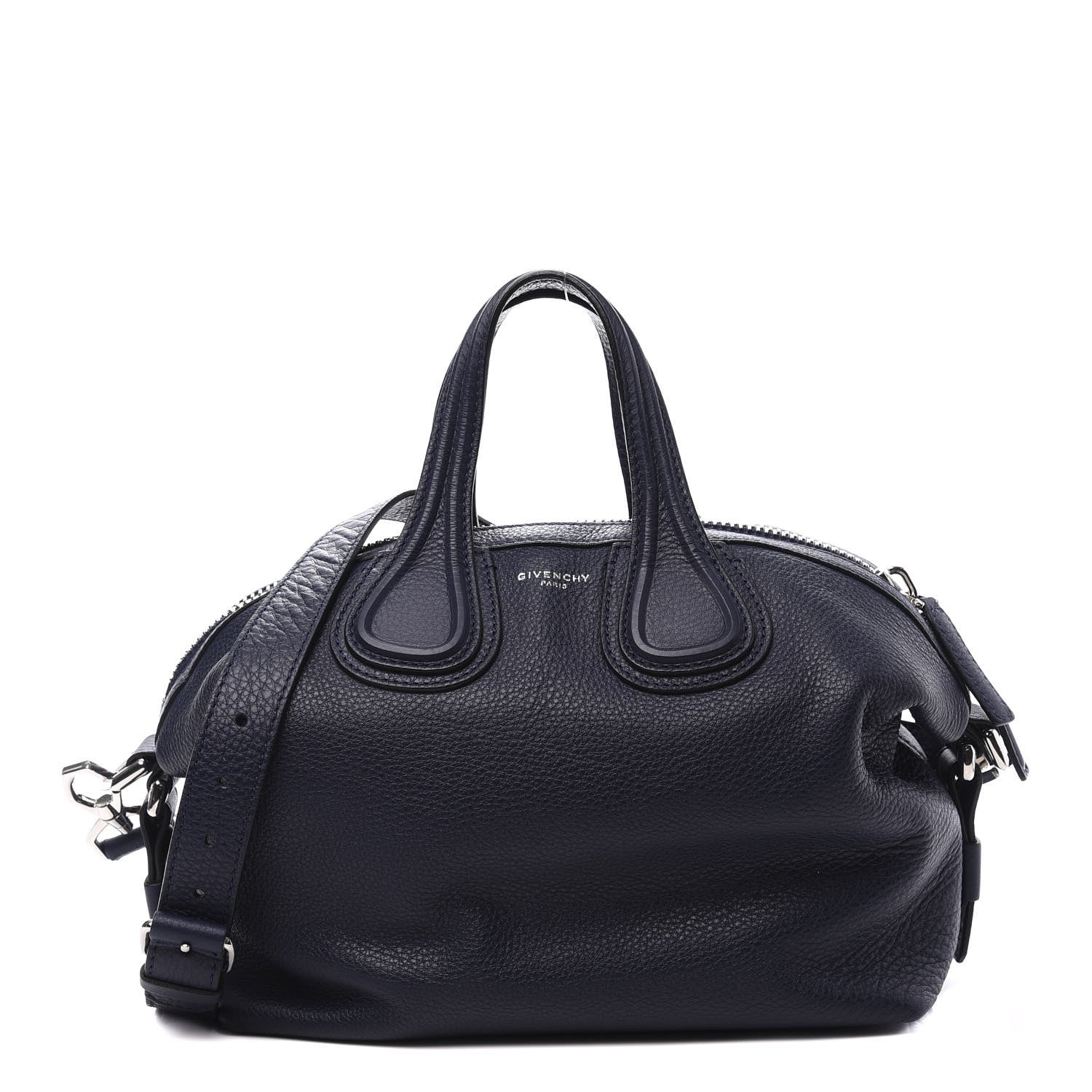 Givenchy Pebbled Calfskin Small Nightingale Night Blue 1 of 10