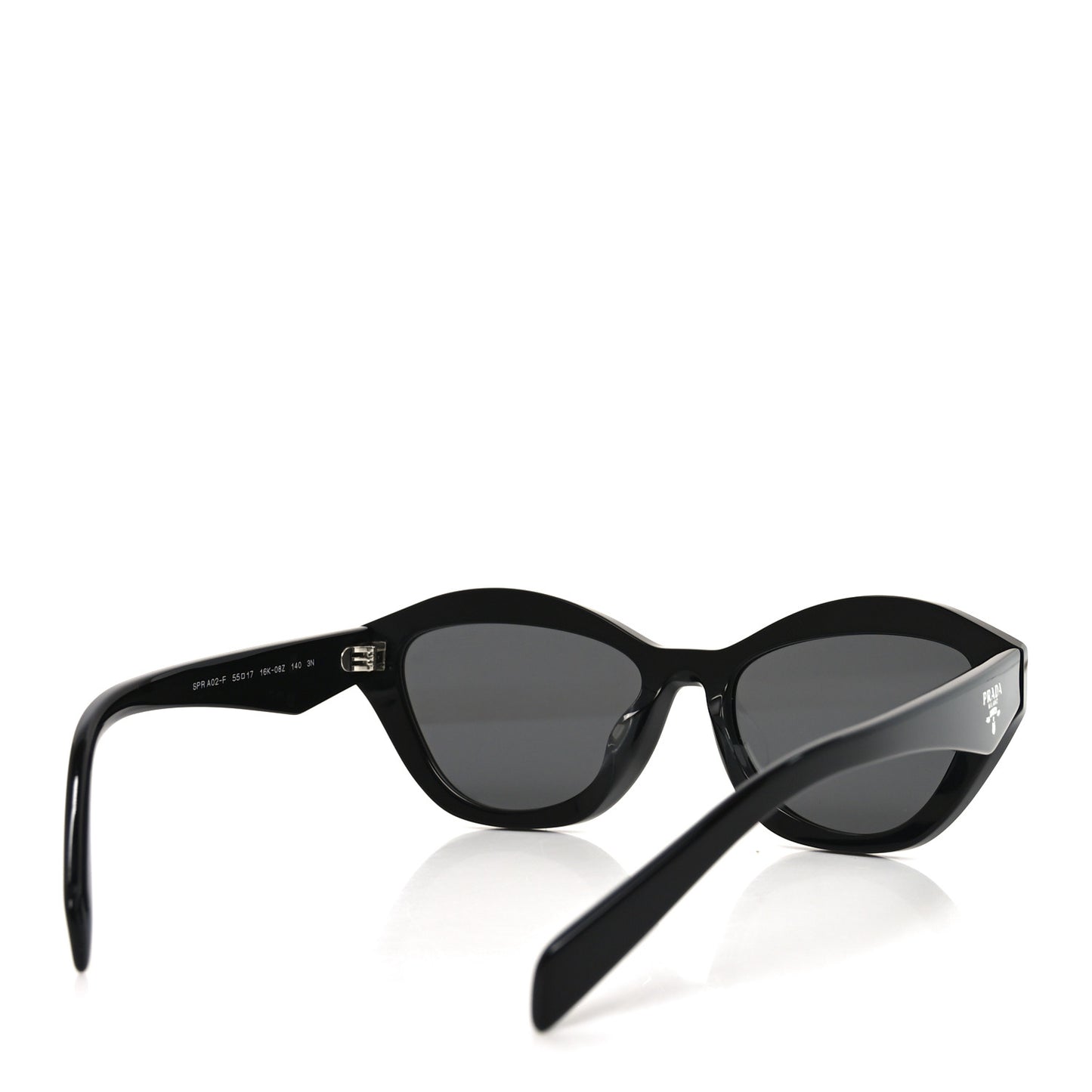 Acetate Logo Sunglasses SPR A02-F Black