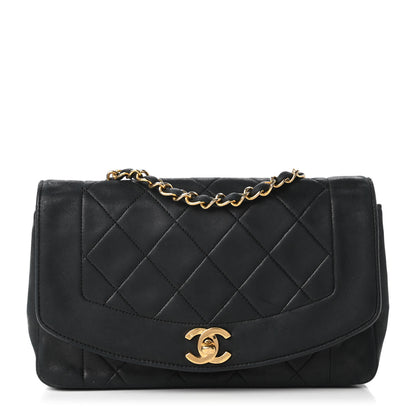 Chanel Lambskin Quilted Small Single Flap Bag Black 1 of 10