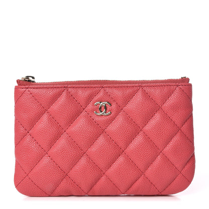 Chanel Caviar Quilted Small Cosmetic Case Pink 1 of 8