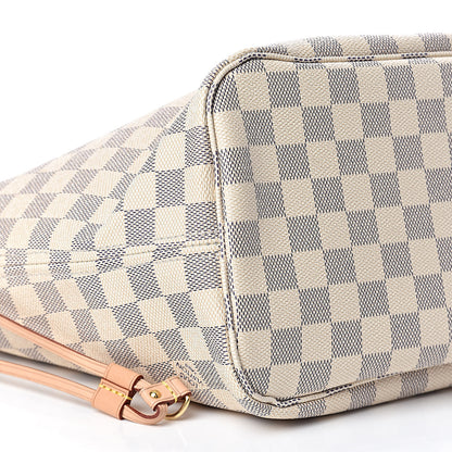 Louis Vuitton Damier Azur Neo Neverfull MM Rose Ballerine 11 of 13