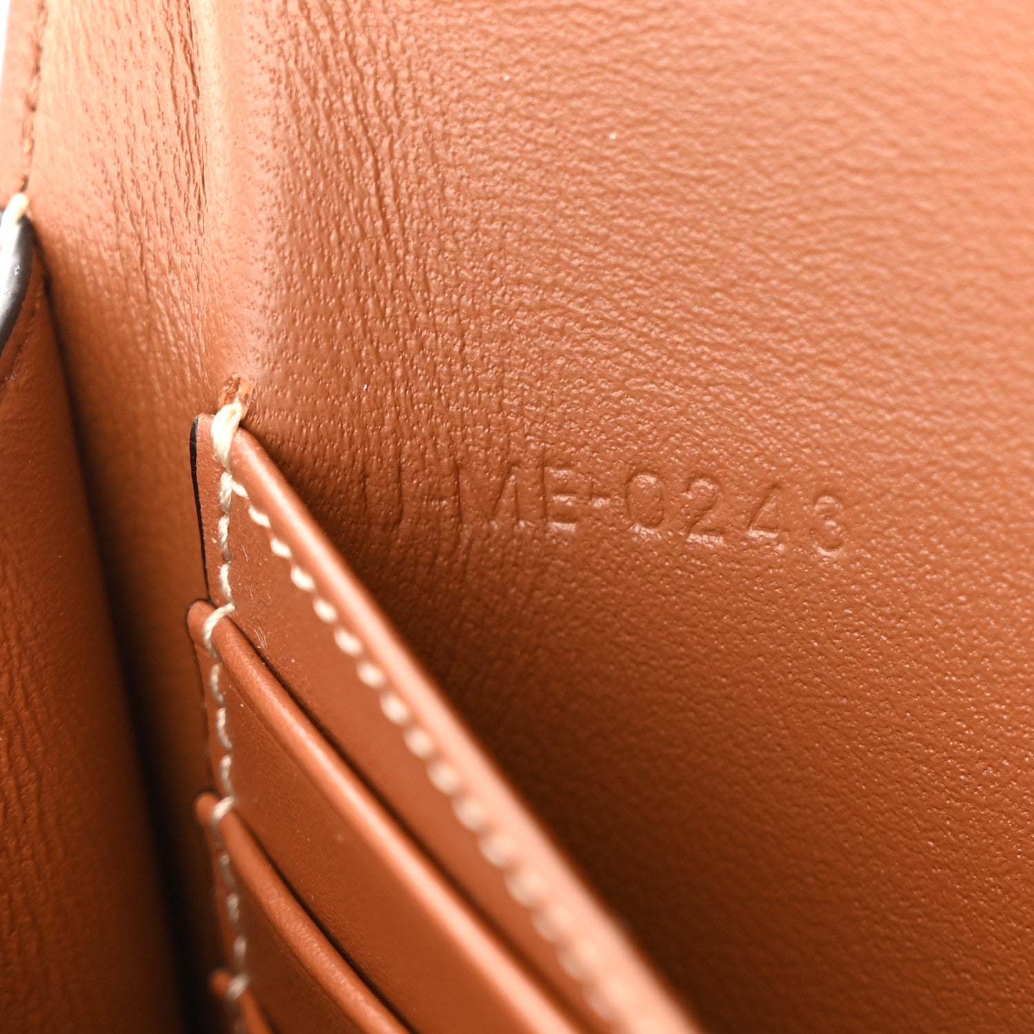 Celine Triomphe Canvas Calfskin Enveloppe Bag Tan 7 of 11