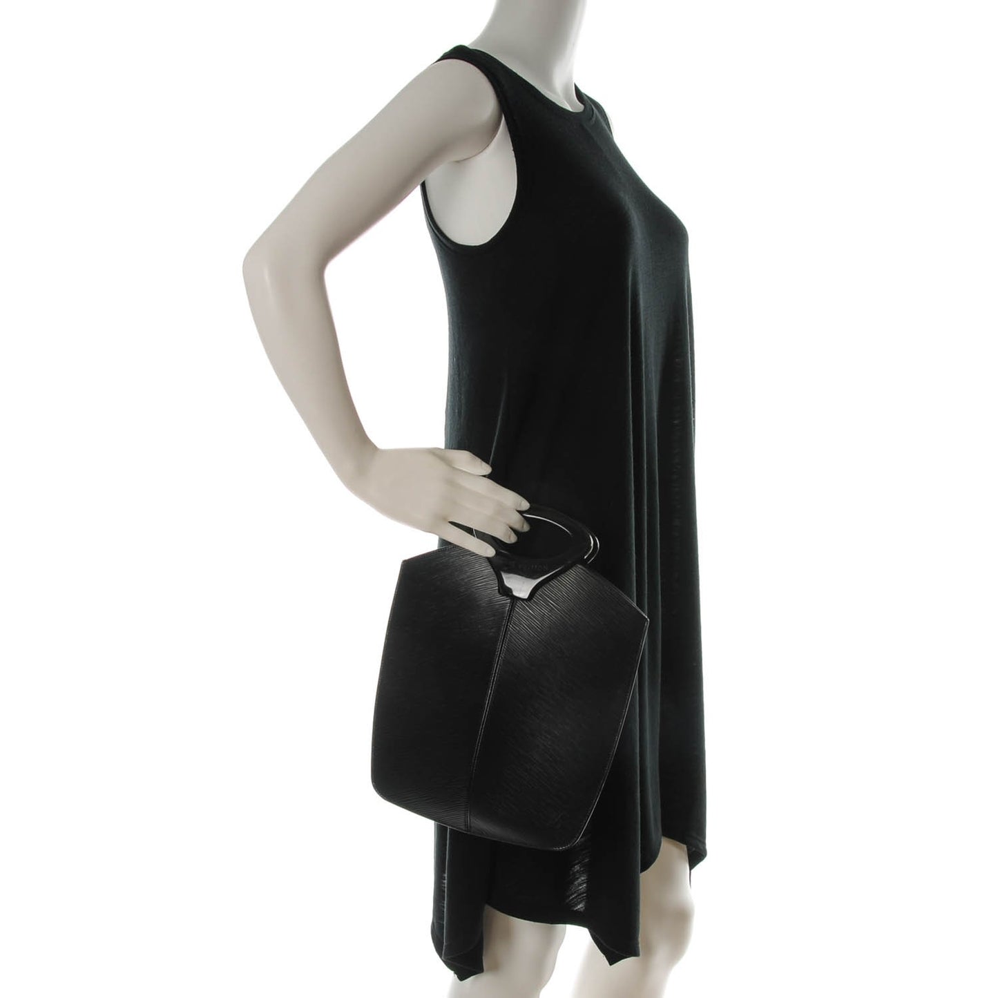 Epi Demi Lune Tote Black