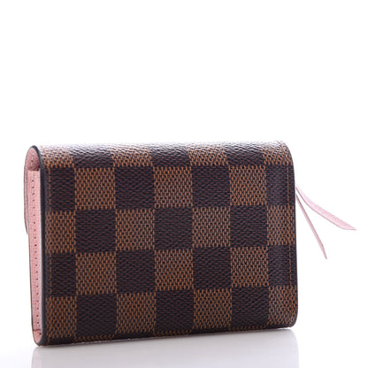 Louis Vuitton Damier Ebene Rosalie Coin Purse Rose Ballerine 3 of 7