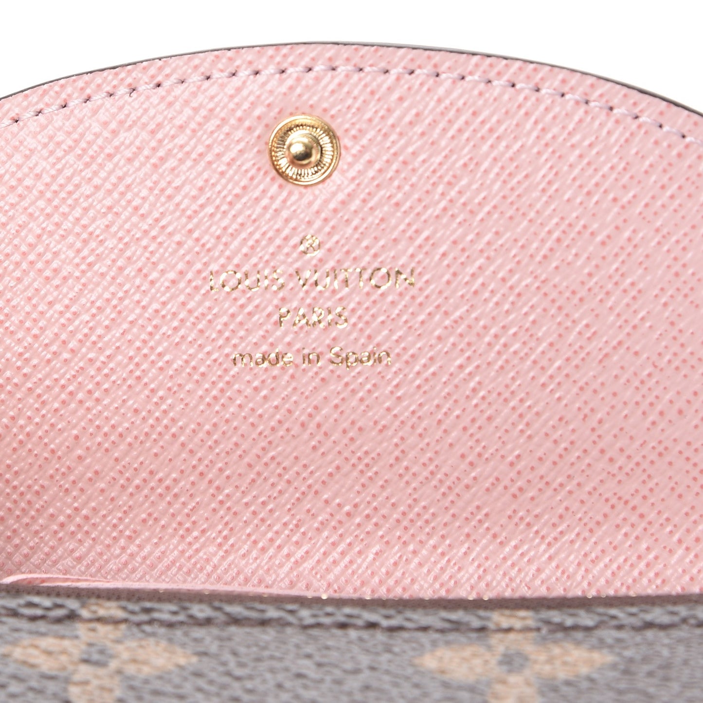 Monogram Rosalie Coin Purse Rose Ballerine