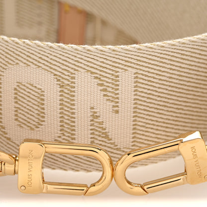 Louis Vuitton Jacquard High Rise Shoulder Strap Beige 3 of 8