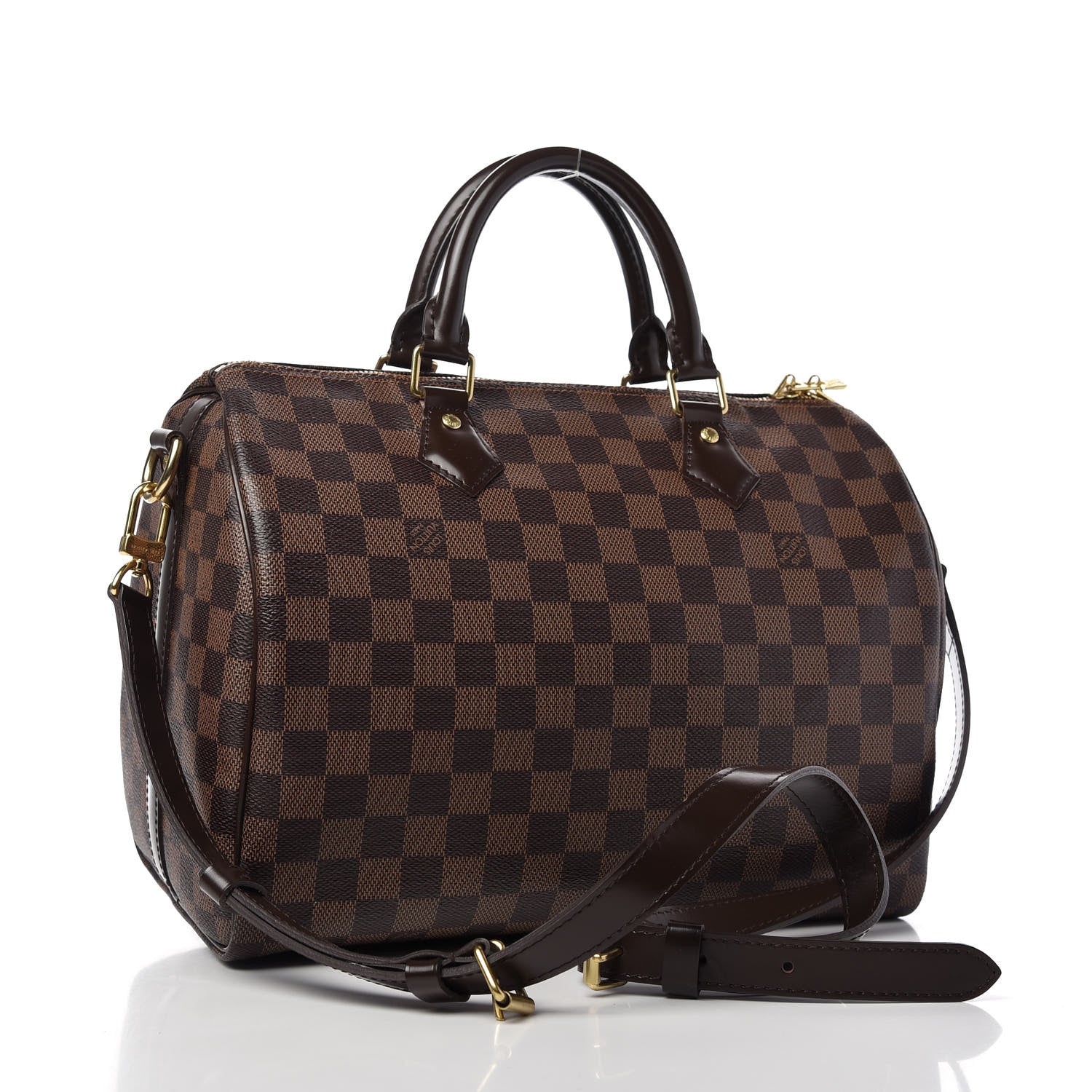 Louis Vuitton Damier Ebene Speedy Bandouliere 30 3 of 11
