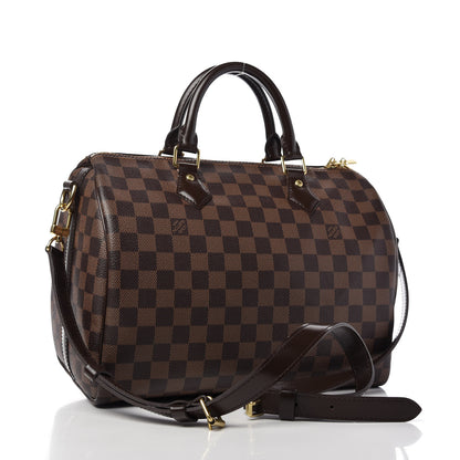 Louis Vuitton Damier Ebene Speedy Bandouliere 30 3 of 11