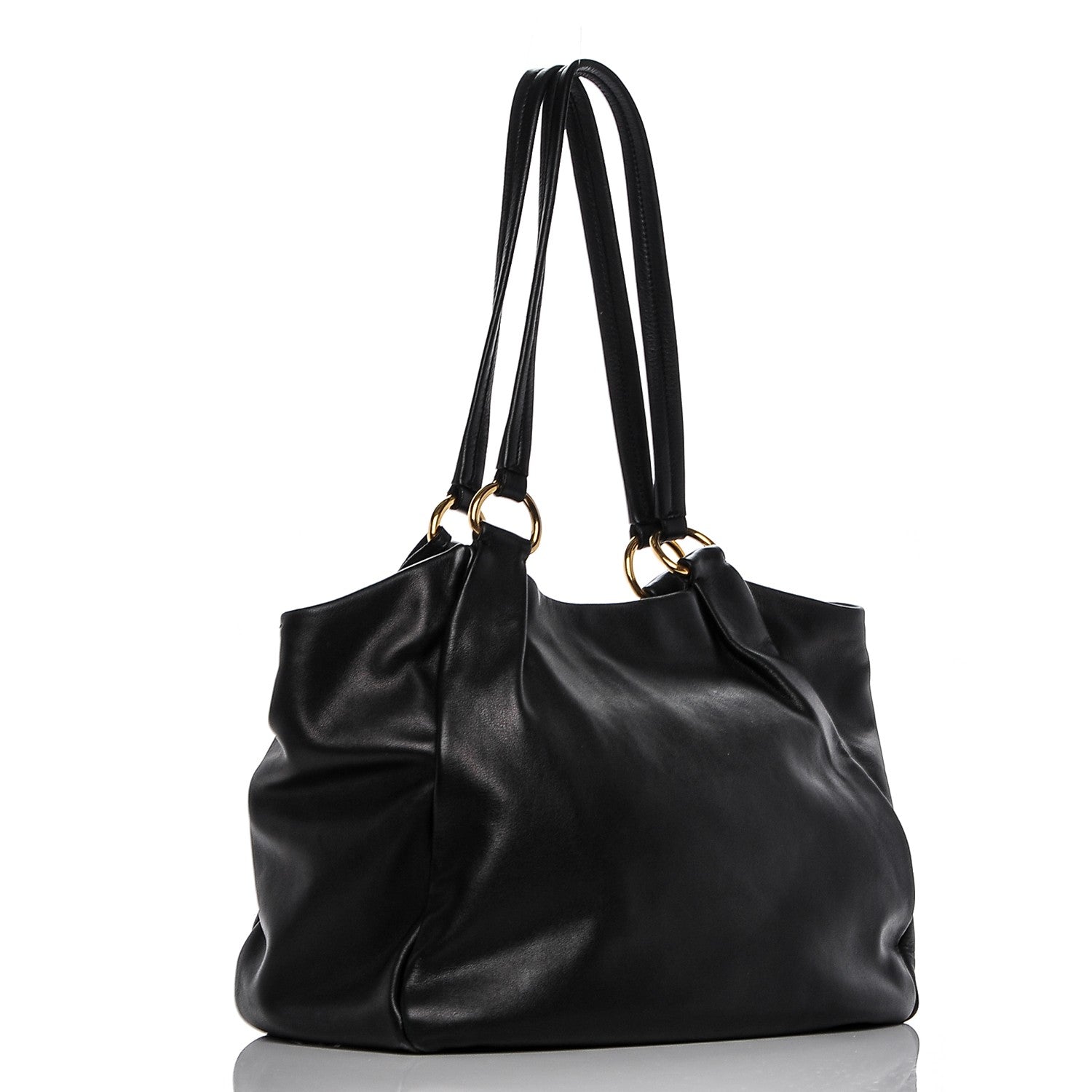 Prada Soft Calf Shoulder Bag Nero Black 3 of 10