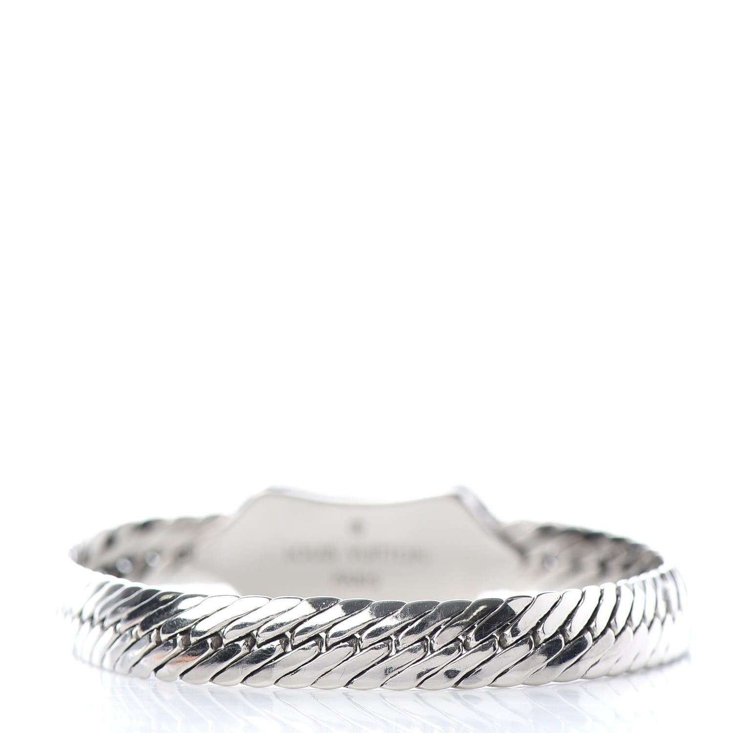 Louis Vuitton Nanogram Chain Bracelet Silver 3 of 4