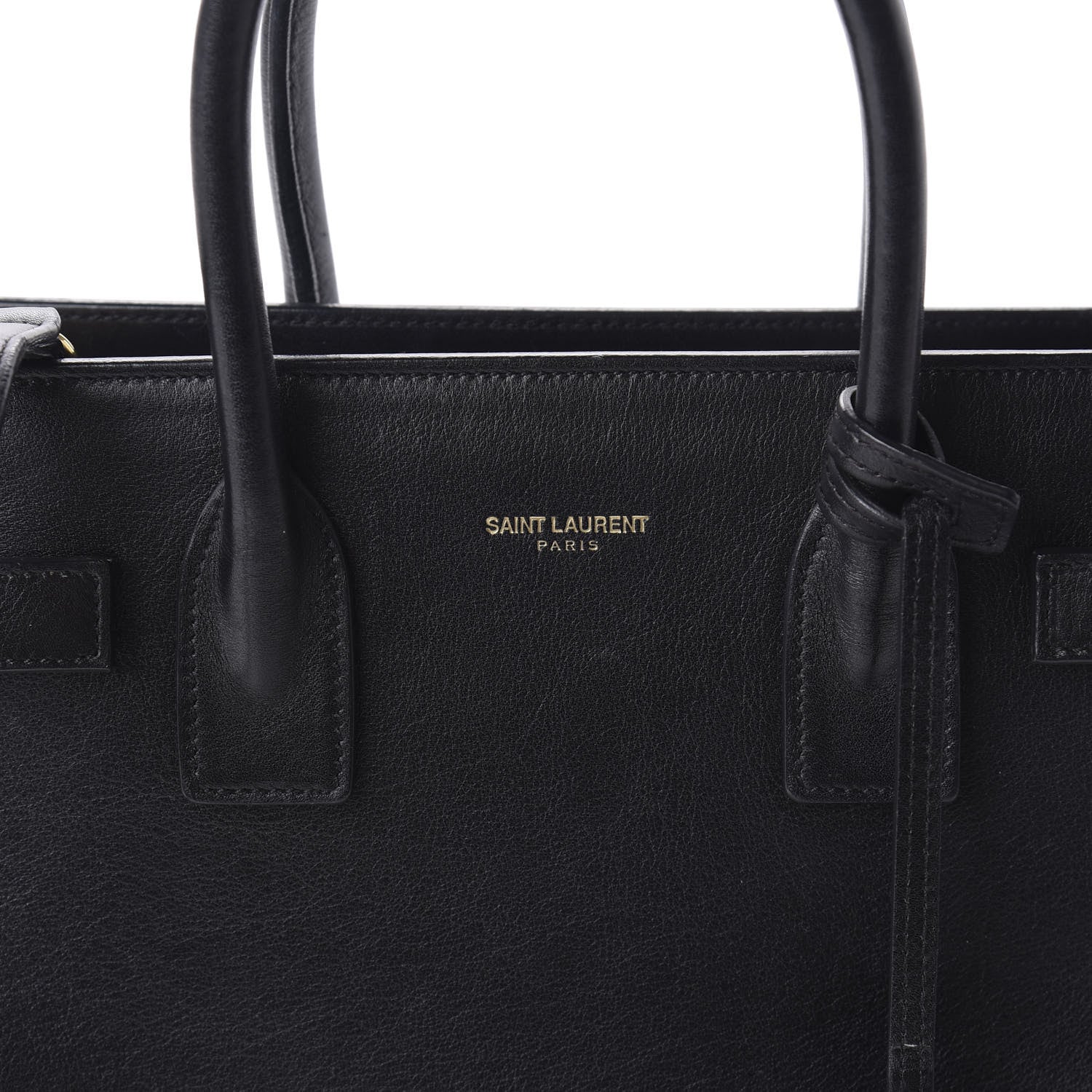 Saint Laurent Calfskin Baby Sac De Jour Black 9 of 9