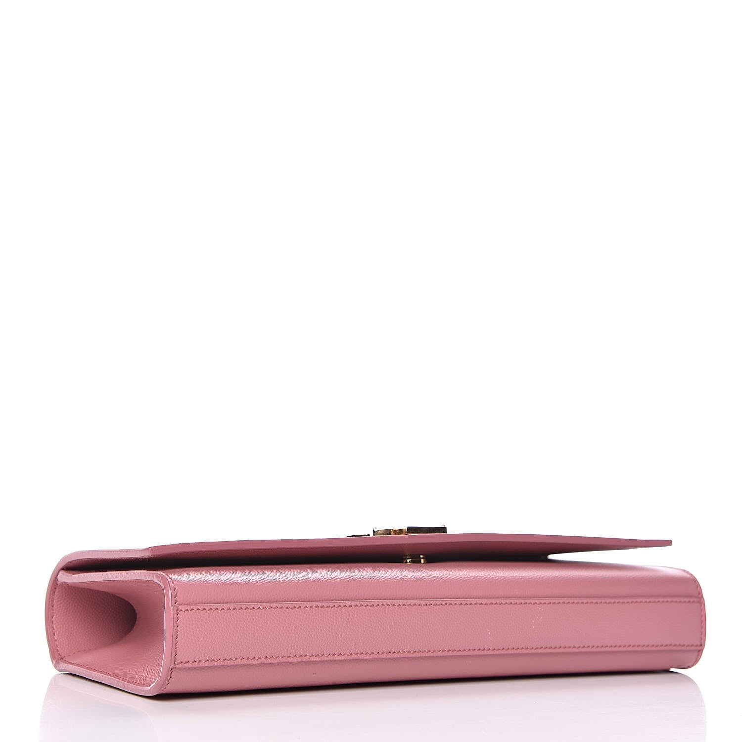 Saint Laurent Grain De Poudre Classic Monogram Cassandre Clutch Pink 4 of 10