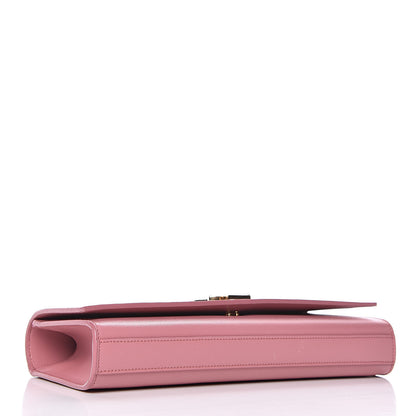 Saint Laurent Grain De Poudre Classic Monogram Cassandre Clutch Pink 4 of 10