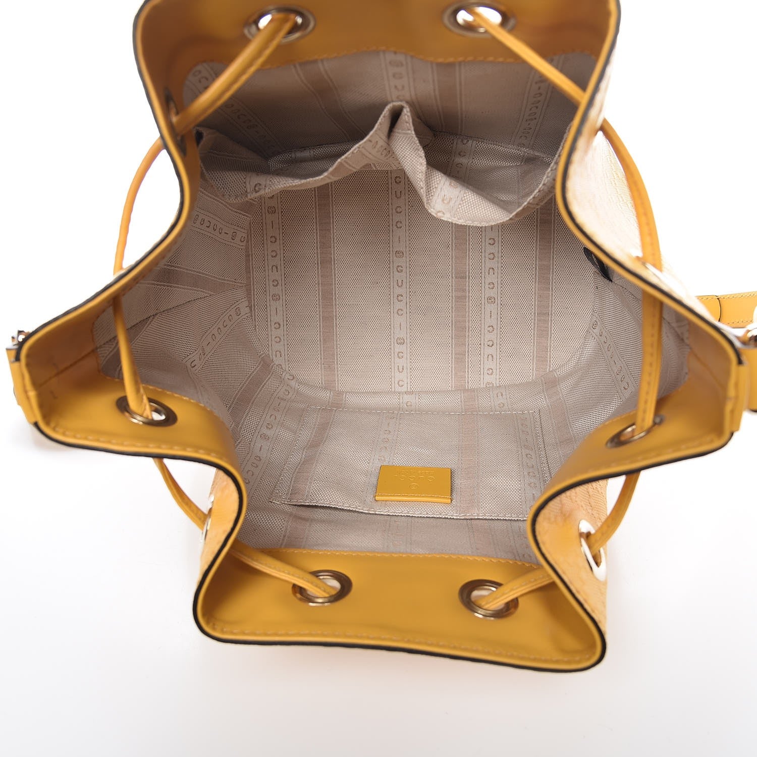 Gucci Hilary Lux Bright Diamante Small Bucket Bag Bumblebee 5 of 7