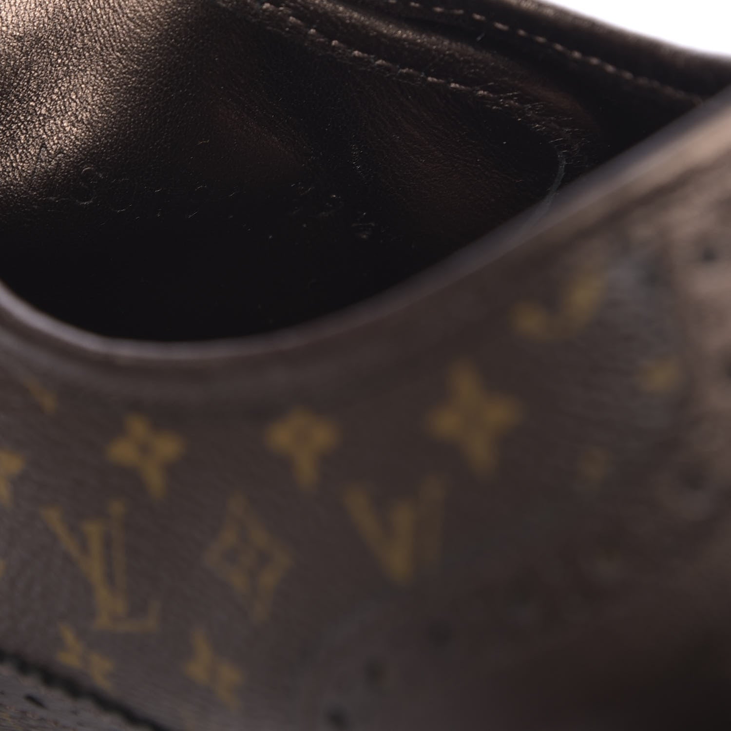 Louis Vuitton Calfskin Monogram Lyrics Sneakers 39.5 Bronze 8 of 9