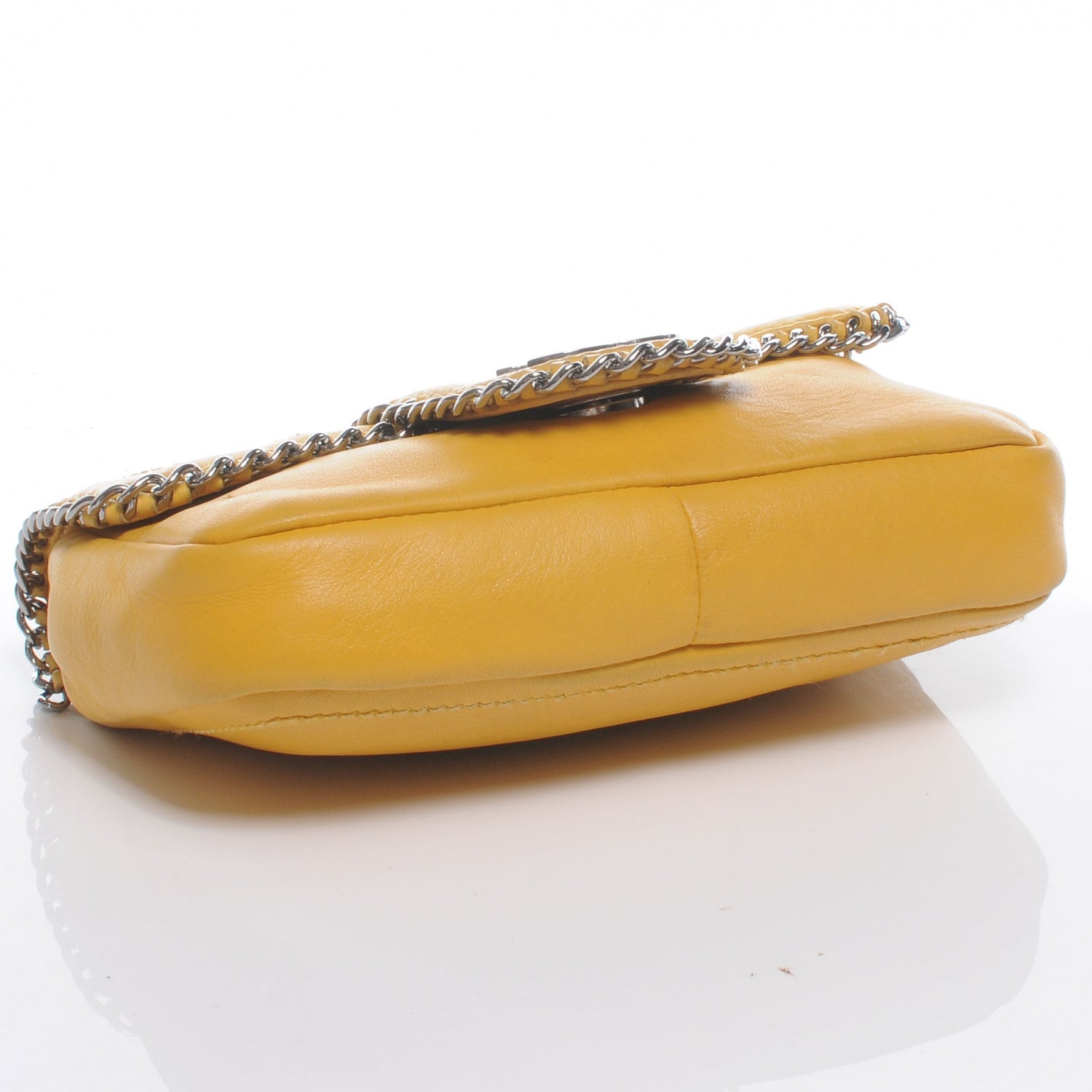 Chanel Lambskin Mini Madison Flap Yellow 4 of 7
