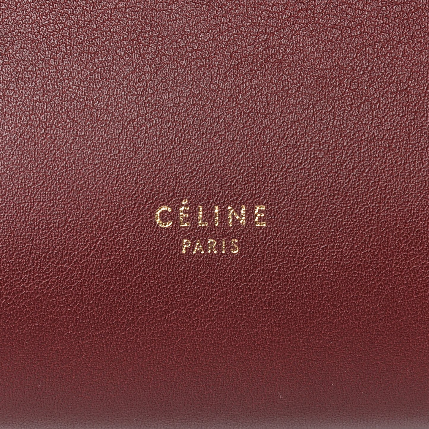 Smooth Calfskin Bi-Color Mini Belt Bag Burgundy Black