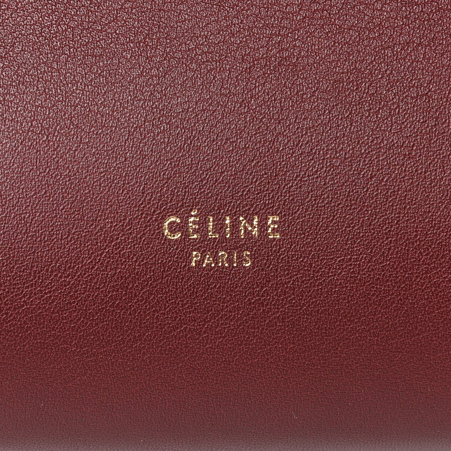 Celine Smooth Calfskin Bi-Color Mini Belt Bag Burgundy Black 6 of 11