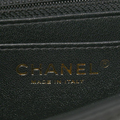 Chanel Lambskin Quilted Mini Rectangular Flap Black 6 of 14