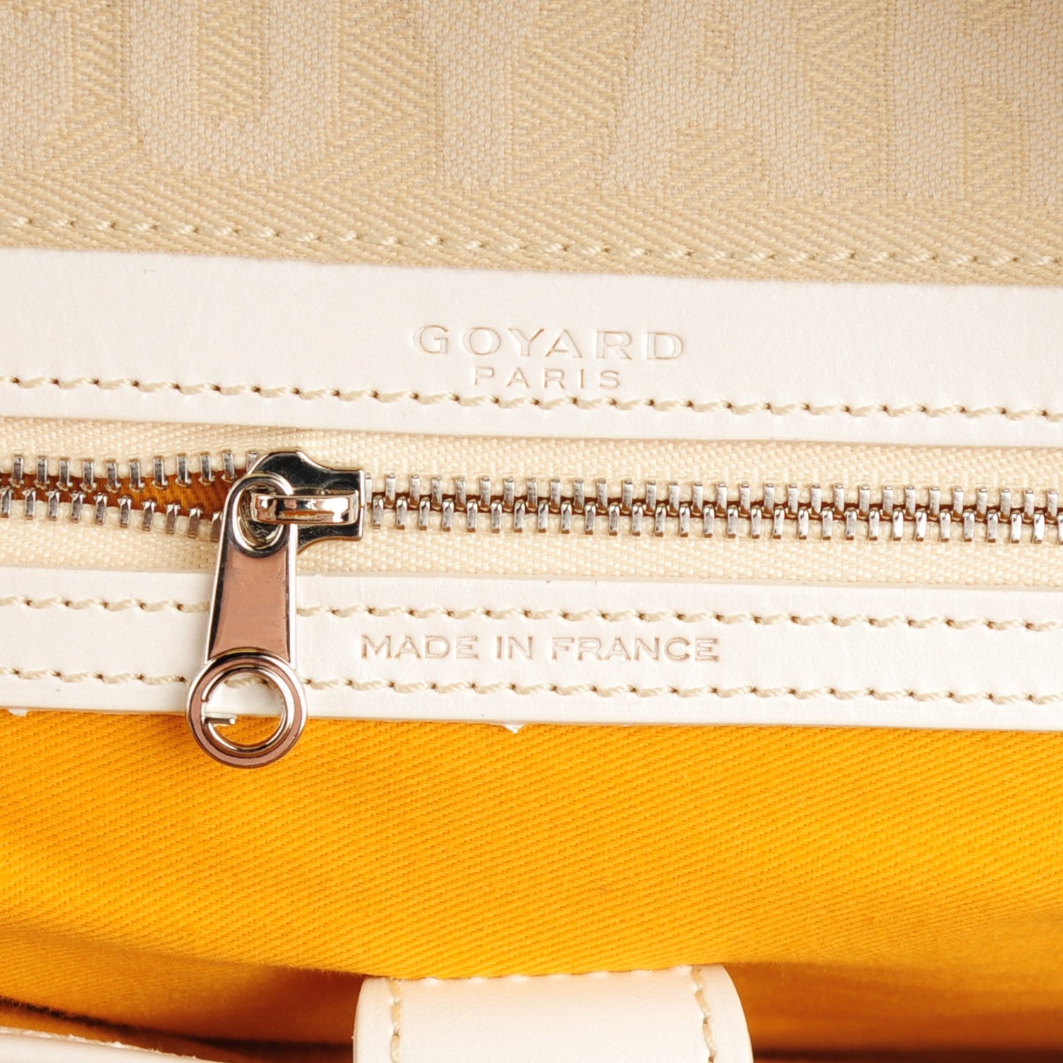 Goyard Goyardine Saint Jeanne GM Bowler White 6 of 8