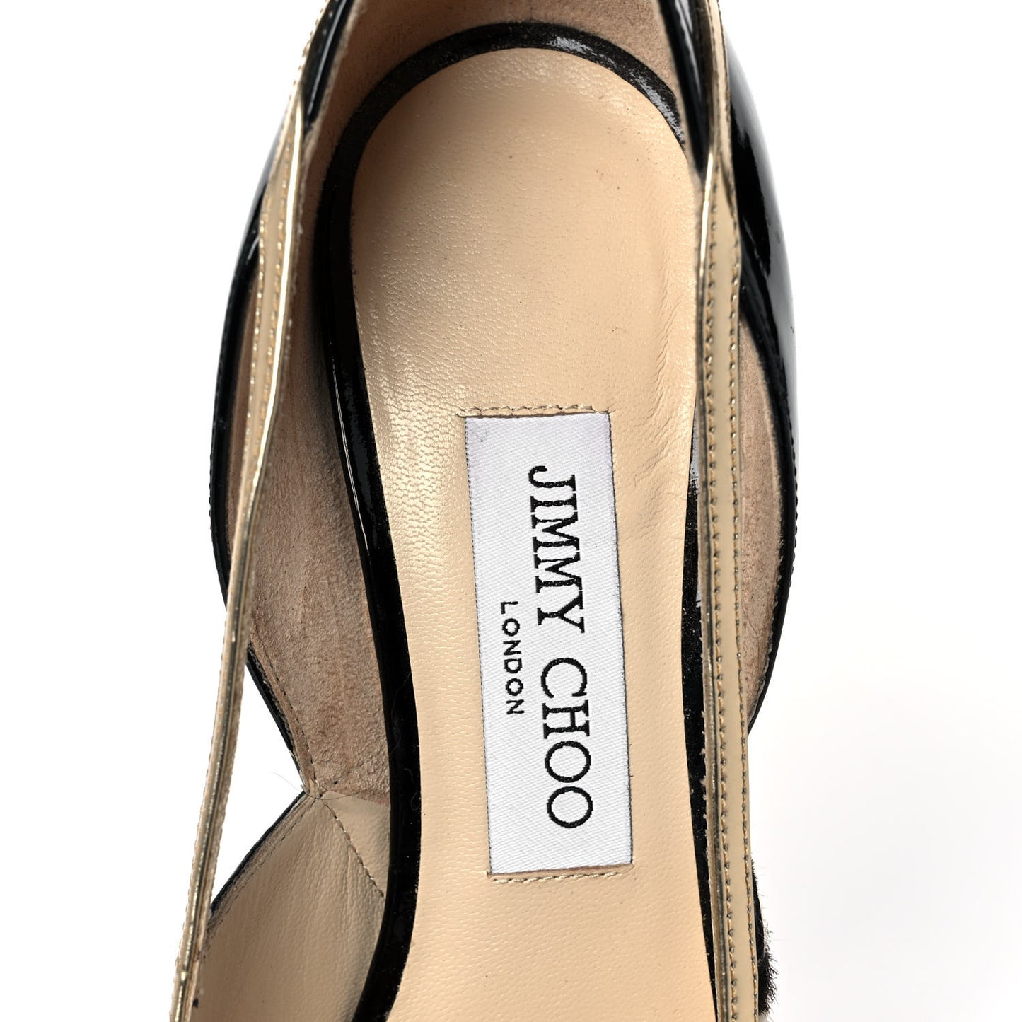 Pony Hair Zebra Print Patent Pointy Toe 100 Pumps 38 Black