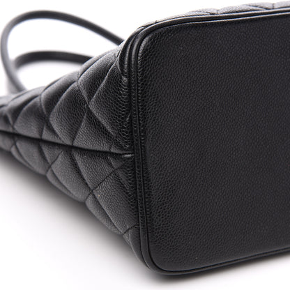 Chanel Caviar Quilted Medallion Tote Black 10 of 14