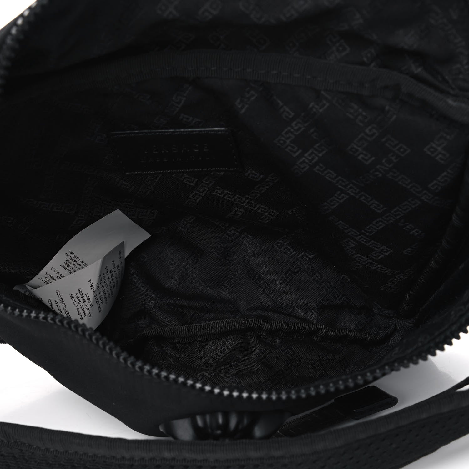 Versace Nylon Palazzo Medusa Belt Bag Black 4 of 4