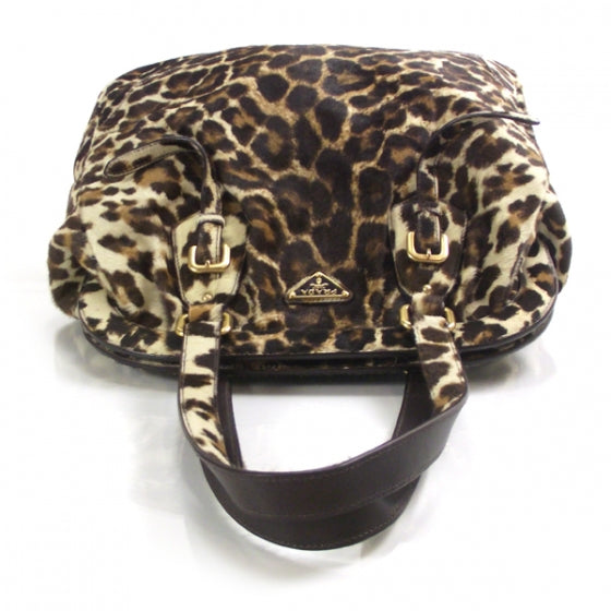 Prada Calf Hair Leopard Print Frame Bag 5 of 11