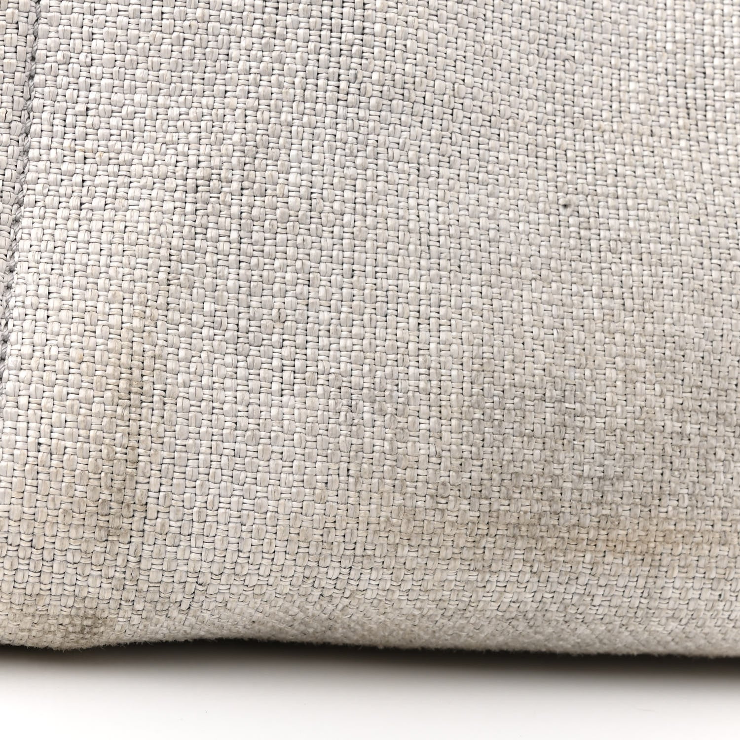 Chanel Woven Straw Raffia Small Deauville Tote Grey 11 of 14