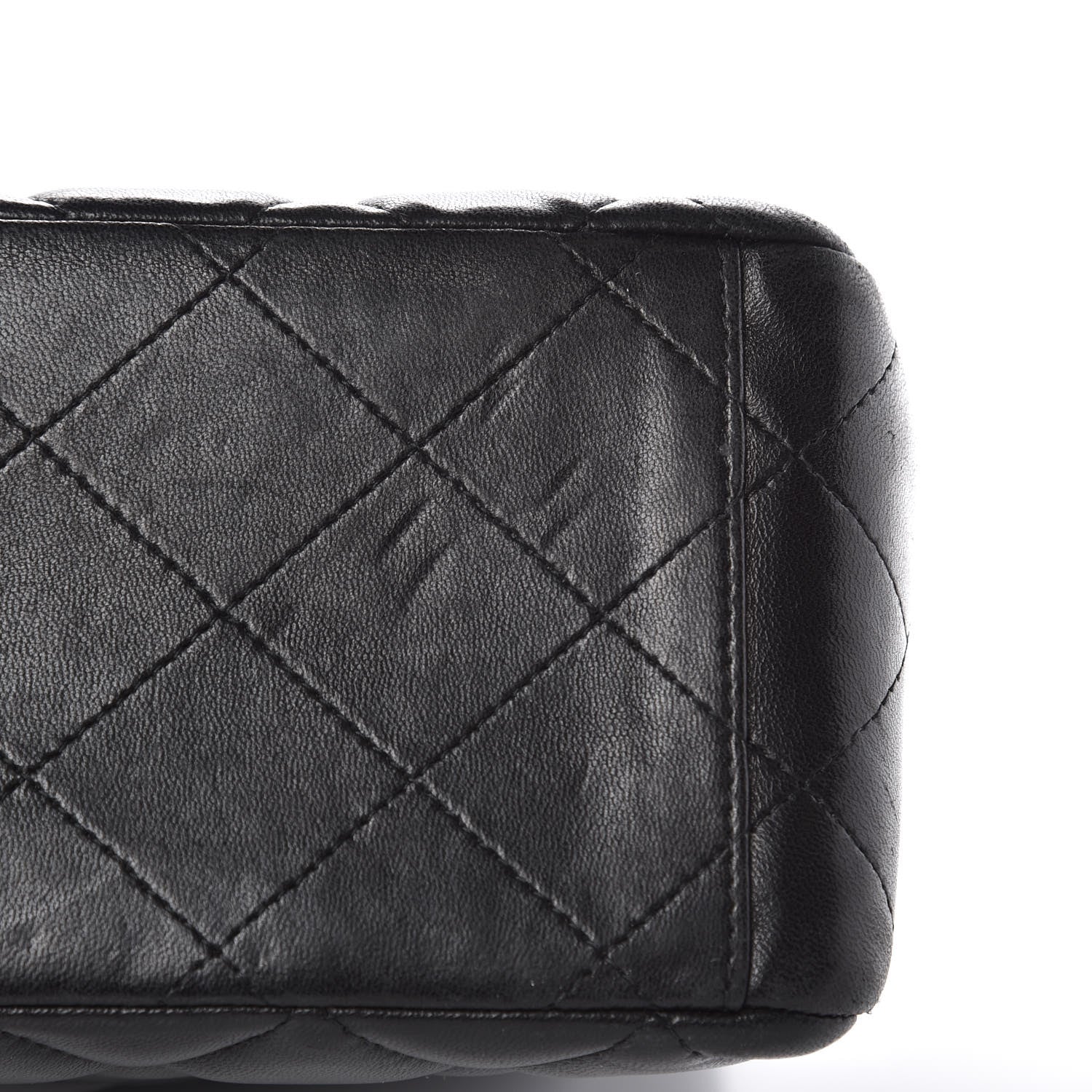 Chanel Lambskin Quilted Maxi Double Flap Black 11 of 17