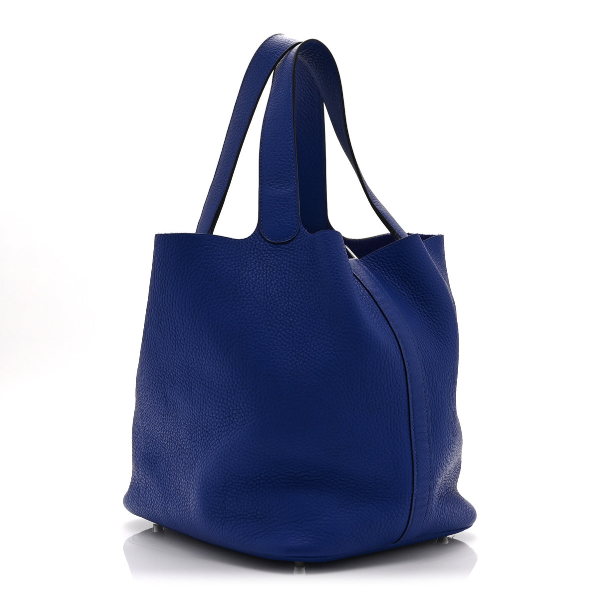 Hermes Taurillon Clemence Picotin Lock 26 GM Bleu Electrique 3 of 10