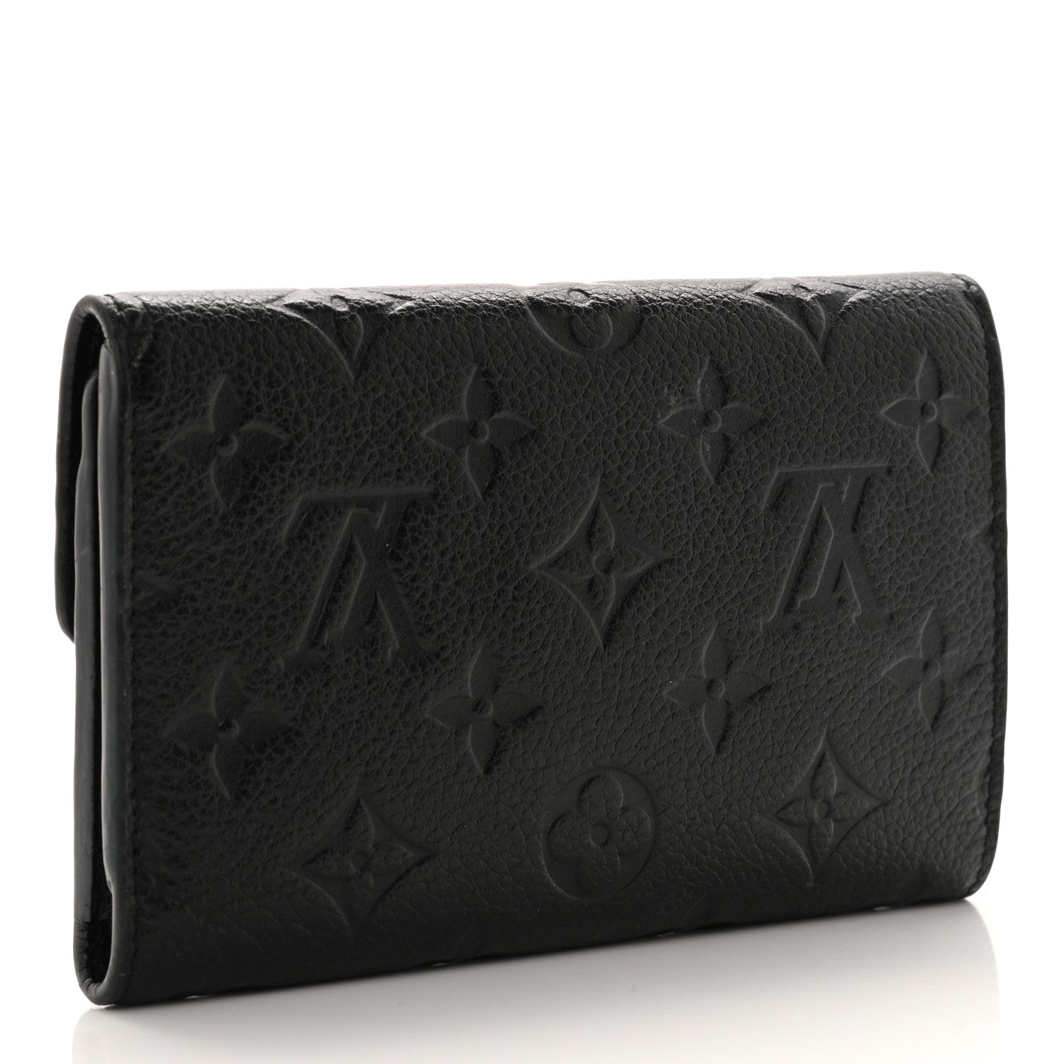 Louis Vuitton Empreinte Compact Curieuse Wallet Black 3 of 7