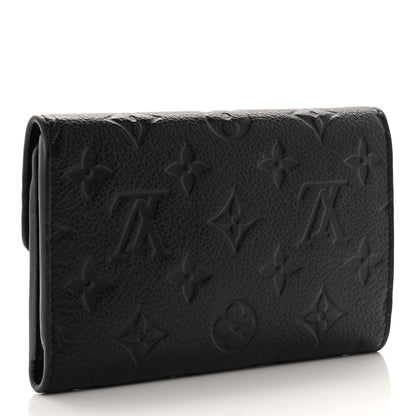 Louis Vuitton Empreinte Compact Curieuse Wallet Black 3 of 7