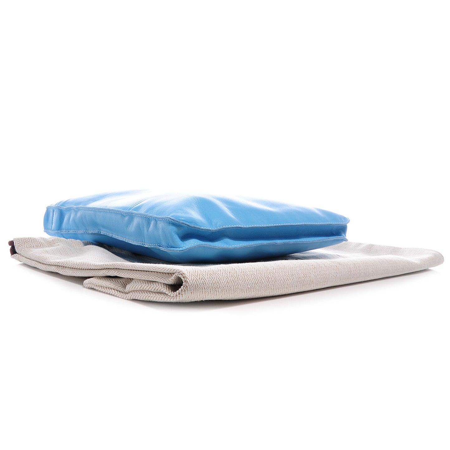 Lambskin Clou De Selle Pouch Blue Jean