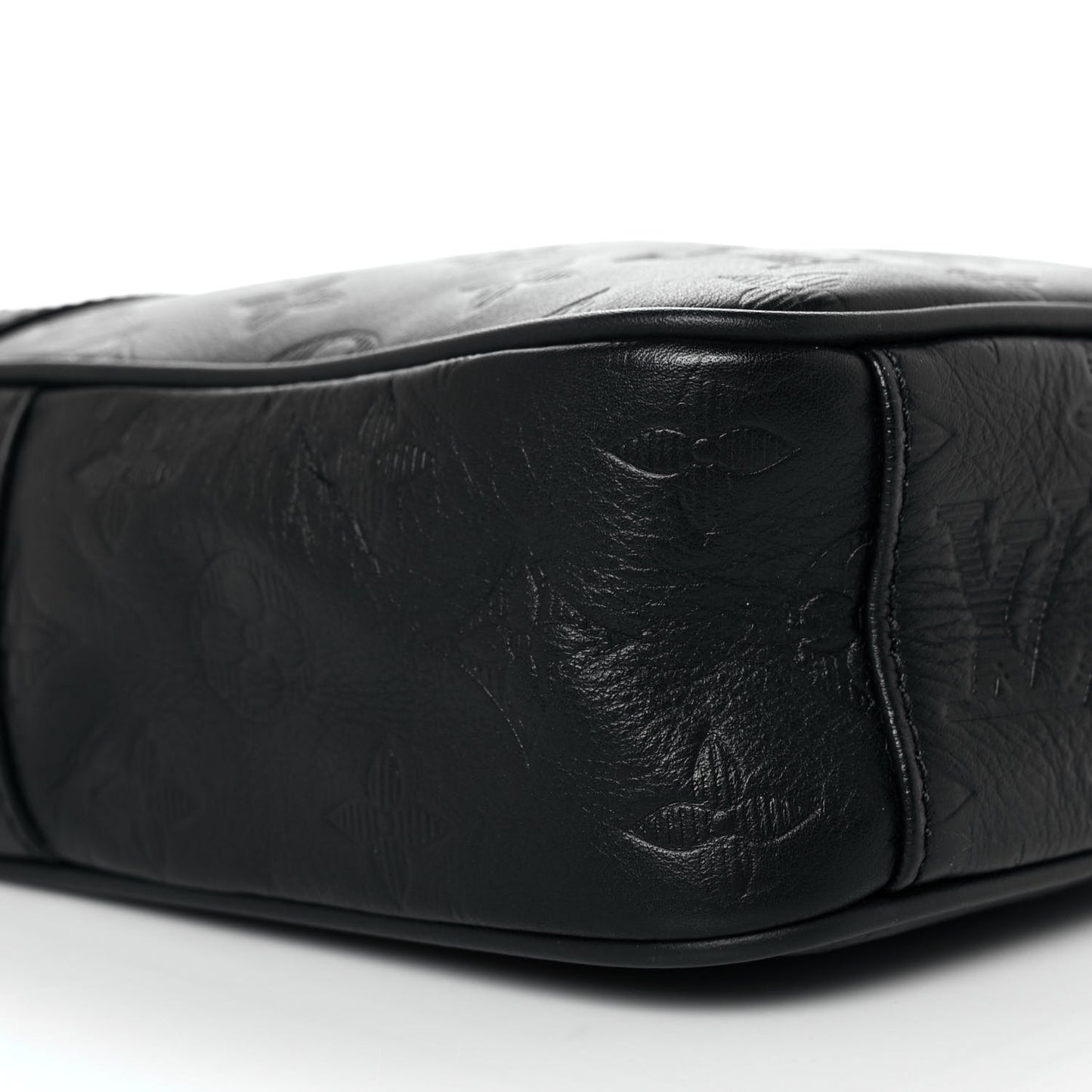 Calfskin Monogram Shadow Danube PM Black