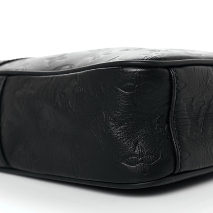 Louis Vuitton Calfskin Monogram Shadow Danube PM Black 7 of 8