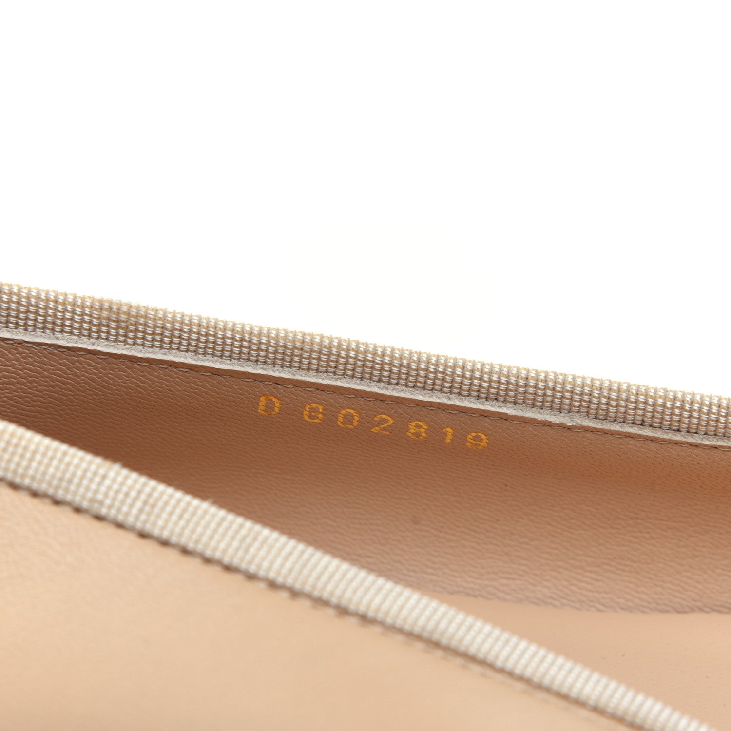 Chanel Lambskin Cap Toe CC Ballerina Flats 40 Beige Black 7 of 12