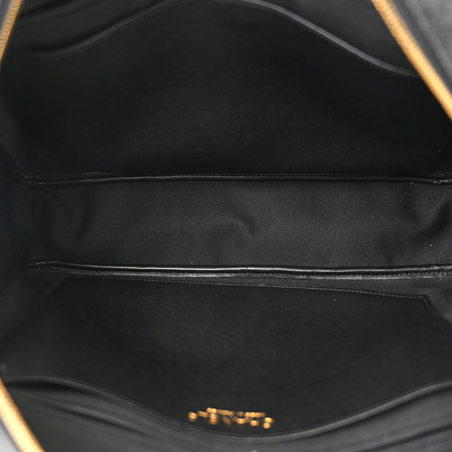 Chanel Calfskin Diamond Stitched Top Handle Bowling Bag Black 5 of 10