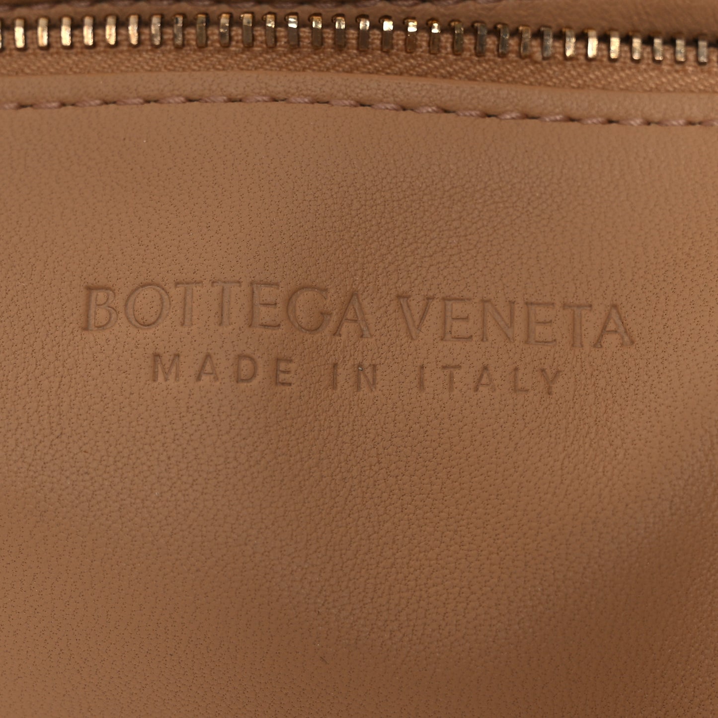 Nappa Maxi Intreccio Padded Cassette Crossbody Bag Almond