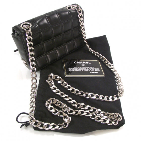 Chanel Lambskin Quilted Mini Mademoiselle Flap Black 3 of 11