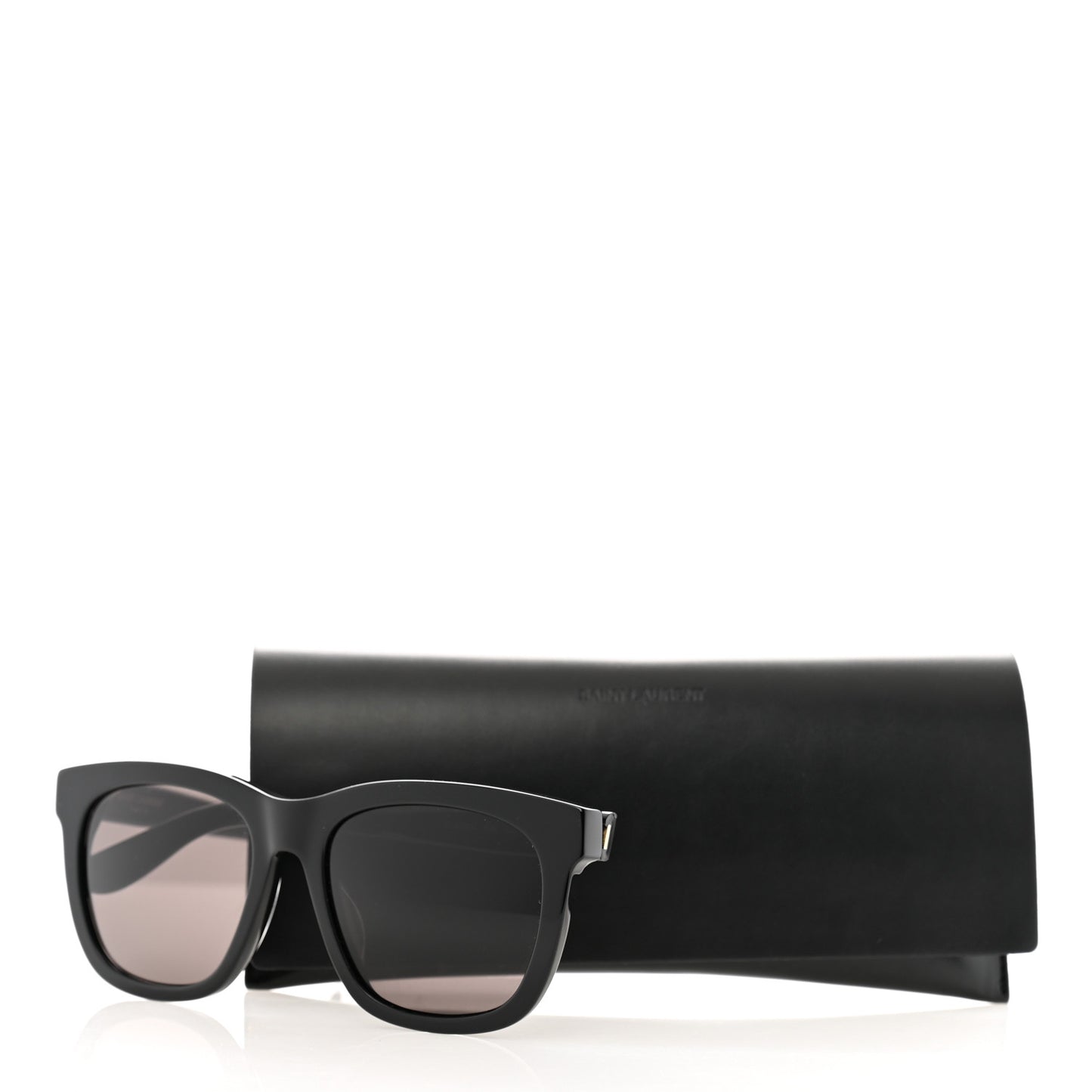 Oversize Square Acetate SLM24K Sunglasses Black