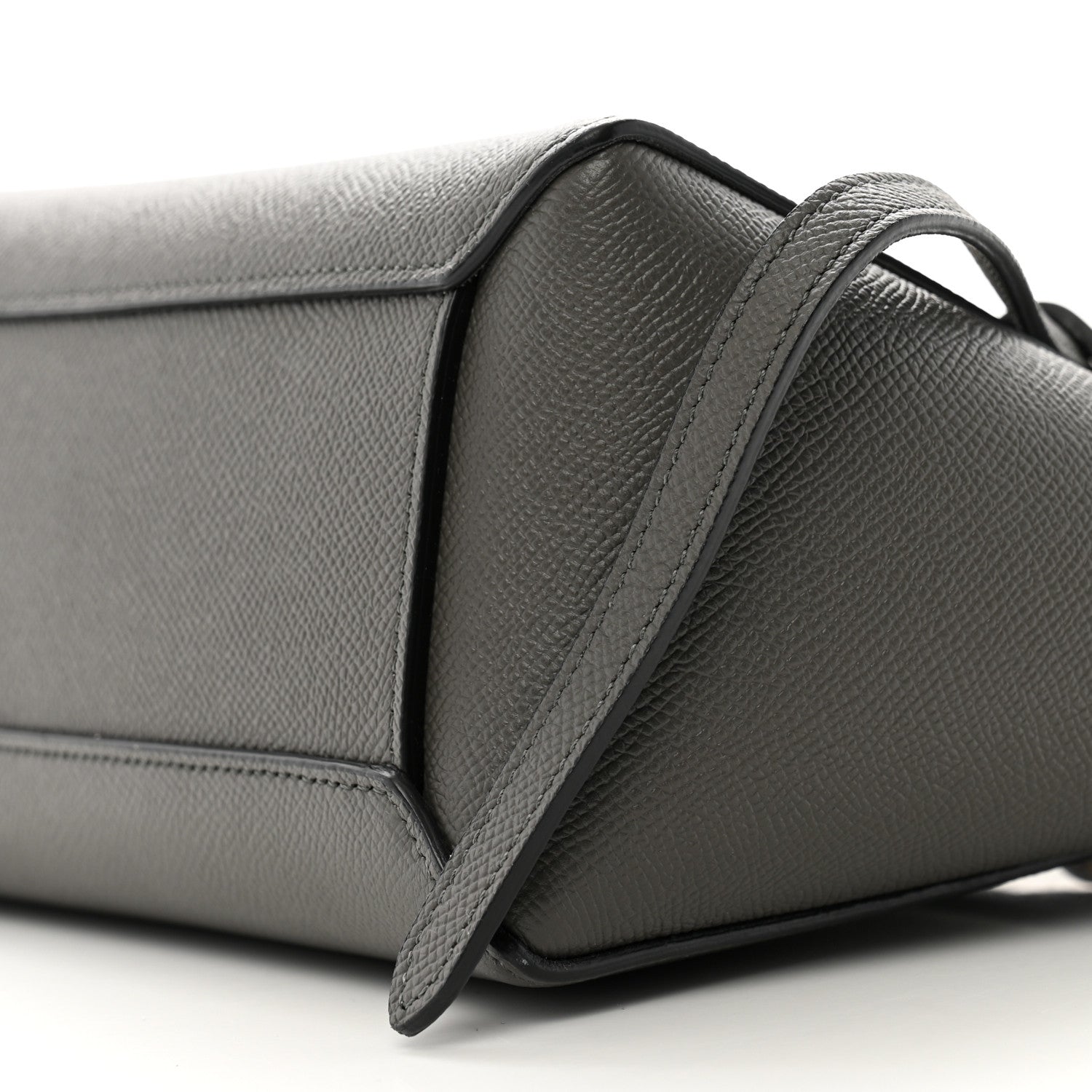Celine Grained Calfskin Nano Belt Bag Grey 10 of 11