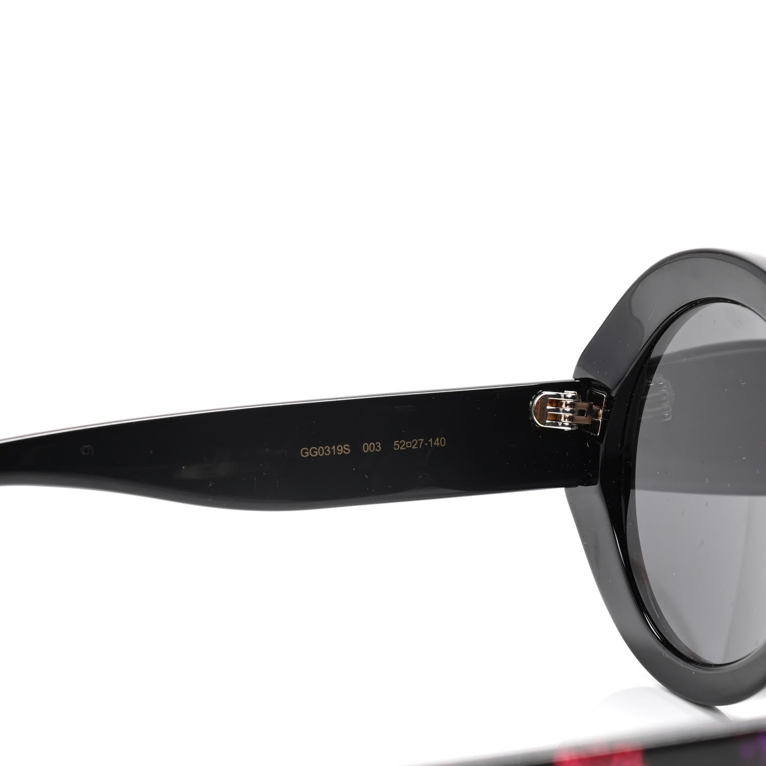 Gucci Acetate Round Glitter GG0319S Sunglasses Rainbow 5 of 8