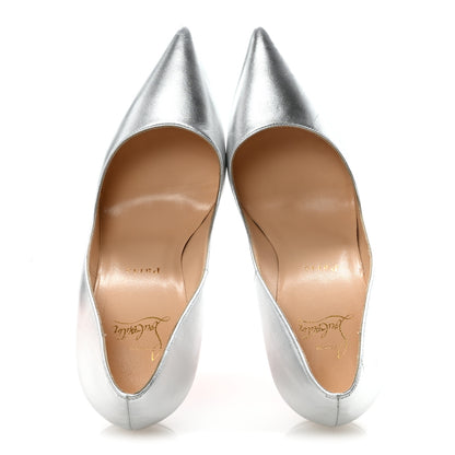 Christian Louboutin Kid So Kate 120 Pumps 39.5 Silver 2 of 9