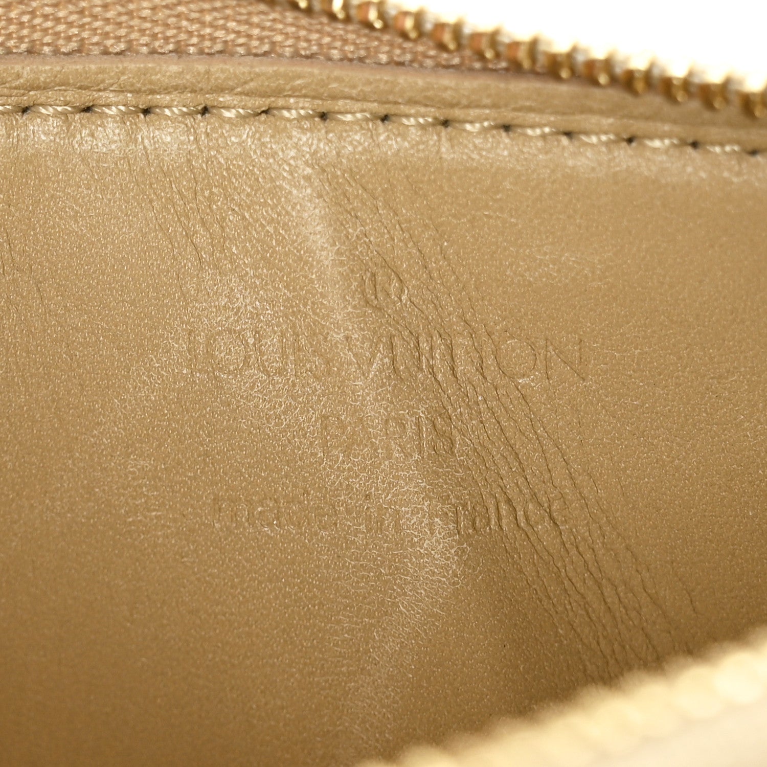 Louis Vuitton Vernis Lexington Pochette Beige 5 of 7