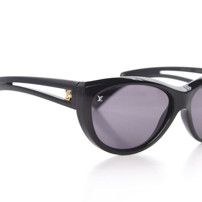 Louis Vuitton Acetate Cat Eye Flore Sunglasses Z0449W Black 7 of 8