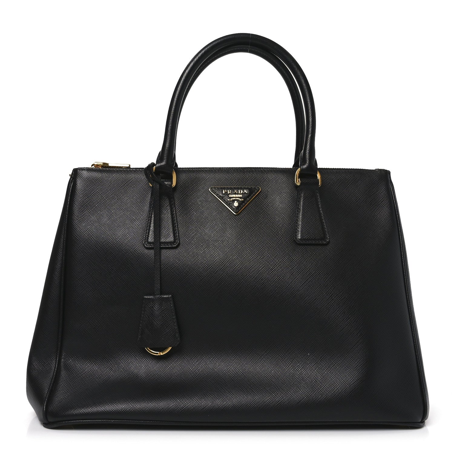 Prada Saffiano Medium Galleria Double Zip Tote Black 1 of 9