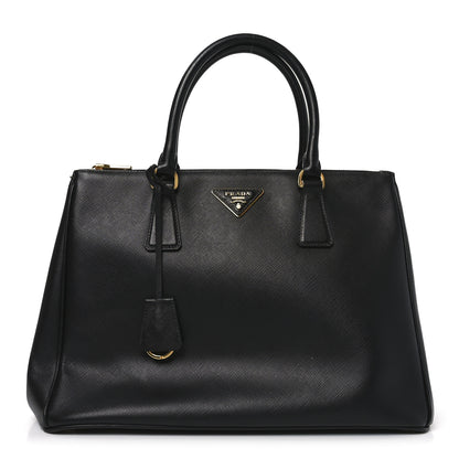 Prada Saffiano Medium Galleria Double Zip Tote Black 1 of 9