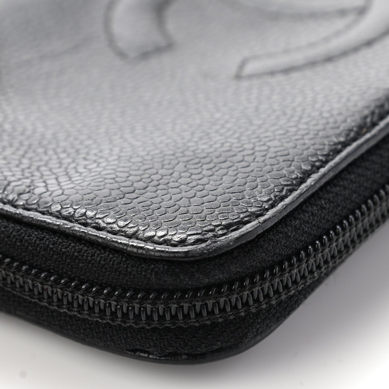 Chanel Caviar Large Timeless CC Zip Around Wallet Black 17 of 18